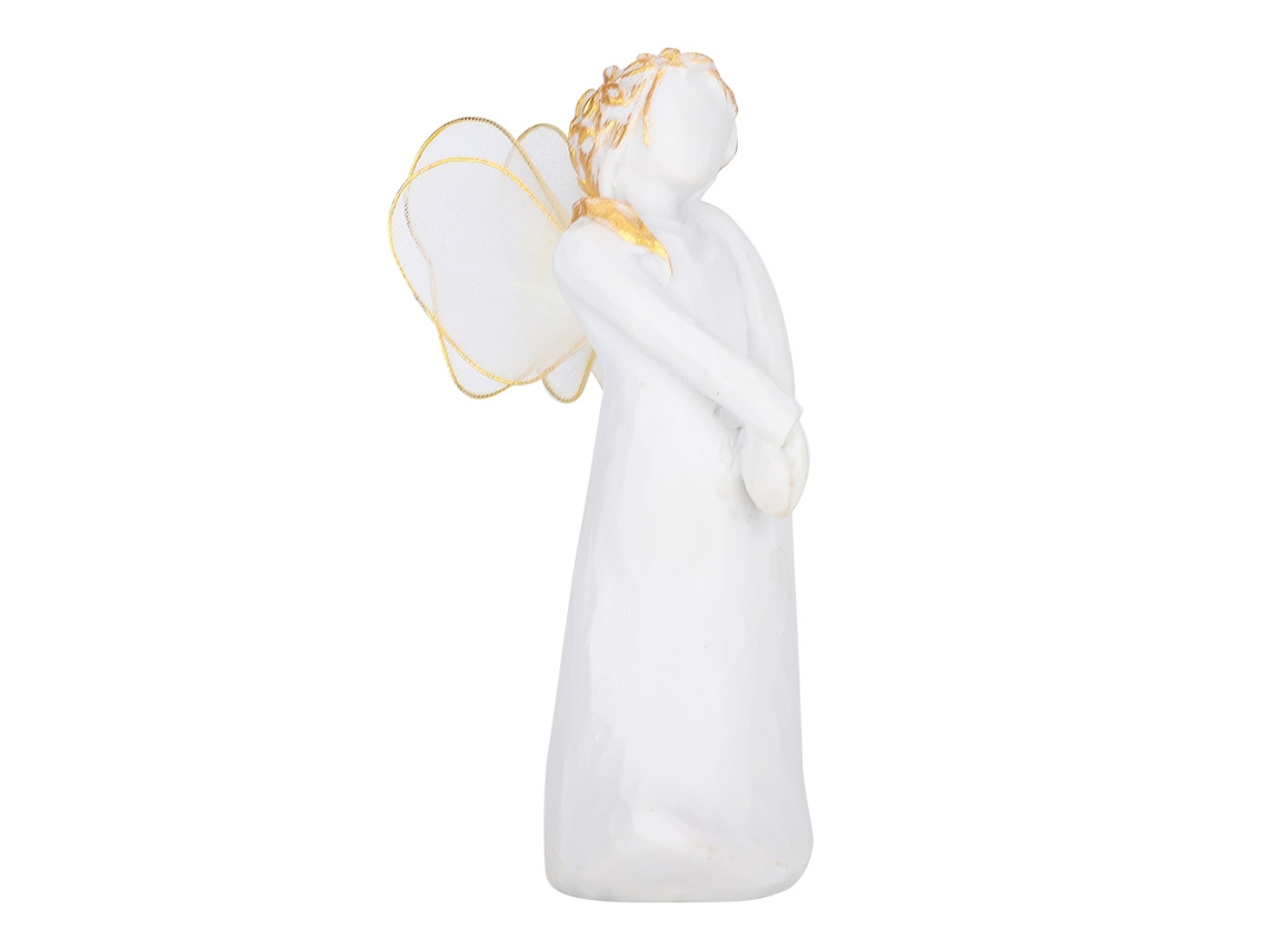 Estatueta De Anjo Em Resina, Ornamento Decorativo Para Sala De Estar, Escritório Ou Presente. Aquaforge
