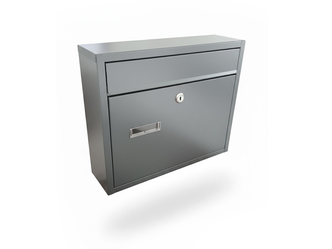 Caixa De Correio Horizontal De Parede Com Placa De Identificação