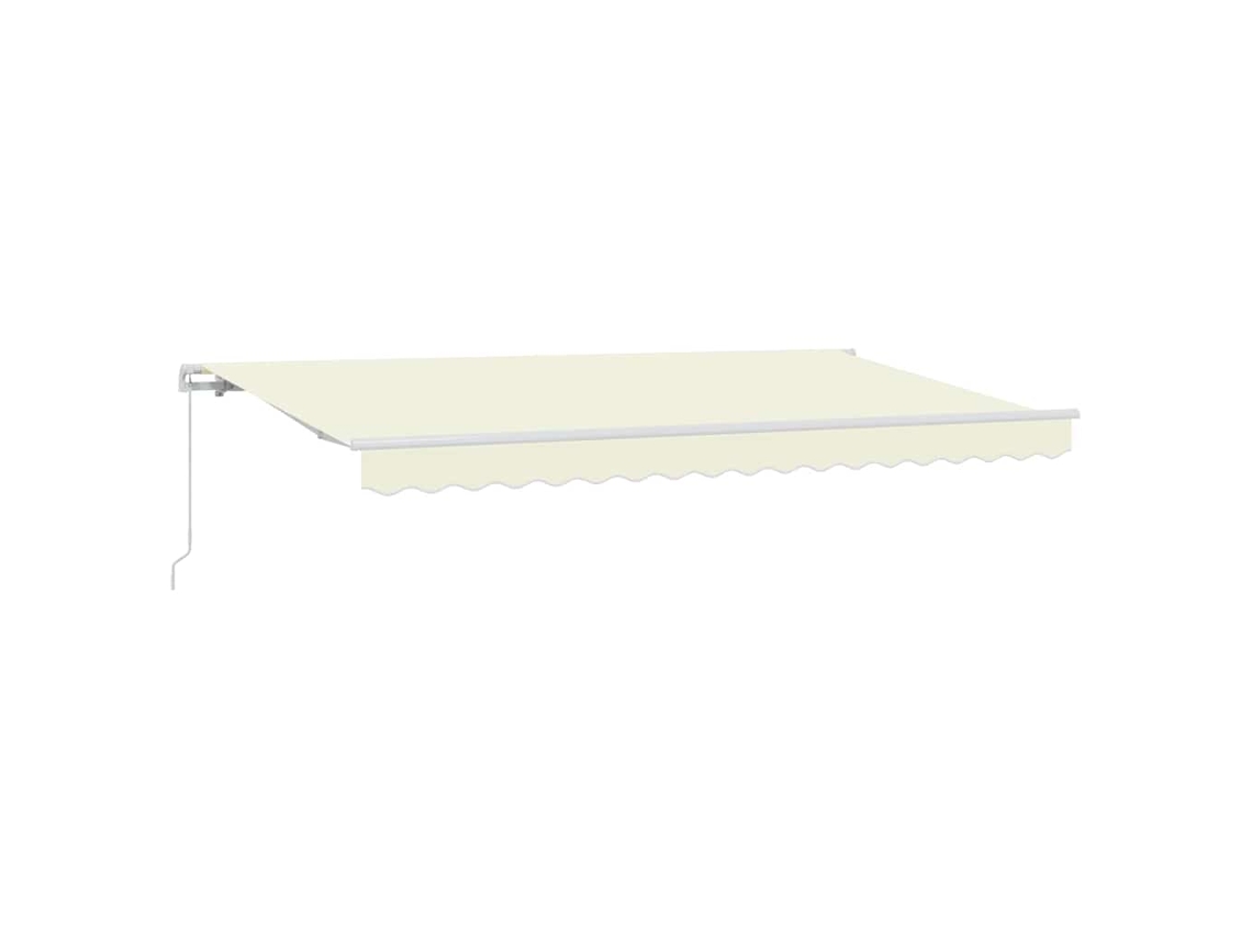 Toldo Retrátil Manual Creme 400 X 200 Cm Tecido MAISON EXCLUSIVE