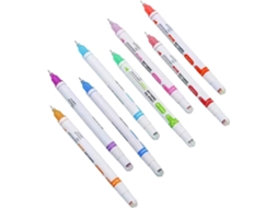 Conjunto De 8 Lápis Curvos Para Desenho E Pintura, Com Tampas