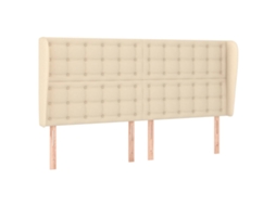 Headboard, Headboards Vidaxl Creme Tecido (183 X 23 X 118/128 Cm)
