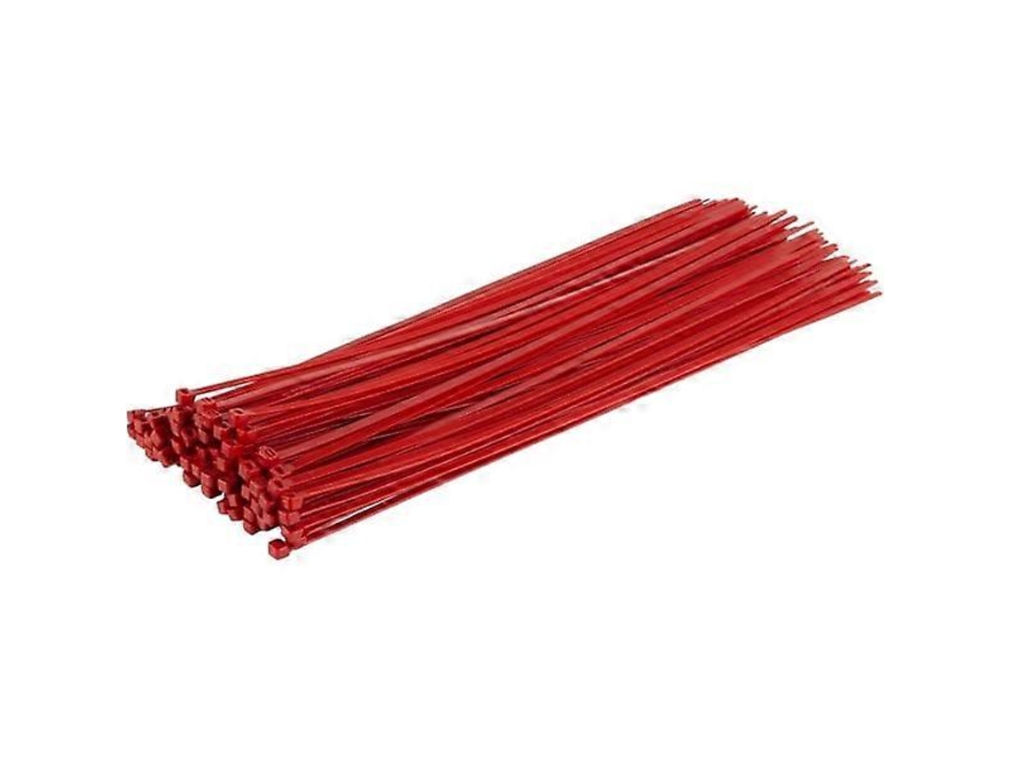 Pacote Com 100 Abraçadeiras Para Cabos De Alta Resistência - 370 Mm X 7,6 Mm - Abraçadeiras Premium