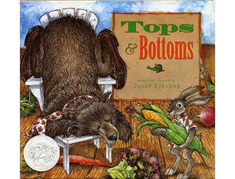 Livro Tops Bottoms de Janet Stevens (Inglês - Capa Dura)