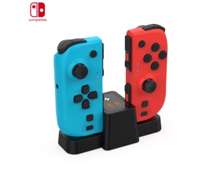 Controles Bluetooth Tns 1191 Tipo Joy Con Compatíveis Com Nintendo Switch. Bateria Recarregável. Inclui Base De Carregamento. Dam