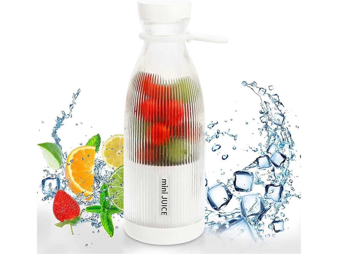 Lurelia Liquidificador Portátil Recarregável Usb, 300 Ml, Aço Inoxidável, Para Smoothies