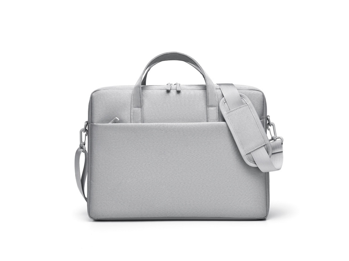 Bolsa Para Computador Portátil 17.3 Polegadas Impermeável Com Interior Macio E Bolso Auxiliar Cinzento Elysve