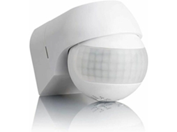 Detector de Movimento Infravermelho com Alcance 30 M, Rotação de 180°, Montagem Externa, Economia de Energia BRILVIBERA