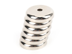 6pcs Imã de Xícara com Base Neodímio | S/MARCA