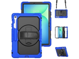 Capa de silicone híbrida Webake com alça de ombro para Samsung Galaxy Tab S10 FE