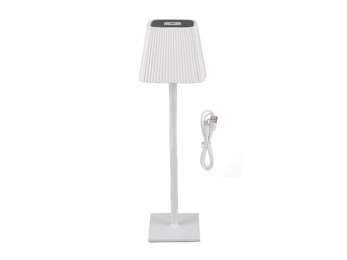 2026 lâmpada de Mesa Sem Fio Recarregável 3 Cores Regulável 4000mah Decorativa para Dormitório Escritório Café Branca