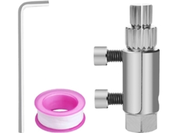 Conjunto Extrator De Válvulas Em Aço Liga Alta Qualidade, Conjunto Prático Para Remoção De Válvulas, Ideal Para Reparos
