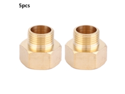 Conector Rápido Rosca Bspp Cobre 3/8"para1/2"5pcs