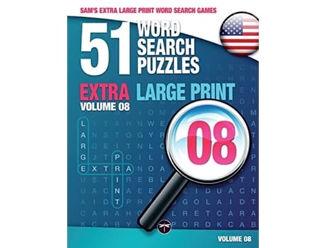 Livro 51 Word Search Puzzles, Volume 8 Brain-stimulating Puzzle Activities For Many Hours Of Entertainment De Sam Mark (inglês)
