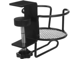 Amosfun Support Casque Et Porte Tasse De Bureau En Fer Noir Crochet Integrado E Design Gain De Place, Maison