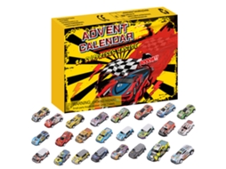 Primerox calendário de Adviento Natal 24 Peças Brinquedos Carros Presente para Crianças
