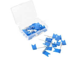 Conjunto De 60 Tachinhas Genéricas Para Mapas E Quadros, Duráveis E Portáteis, Feitas De Poliestireno E Aço, Ideais Para