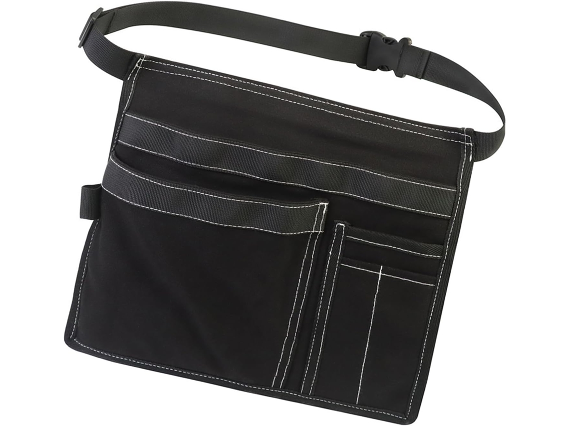Bolsa prática para ferramentas de escritório, com ajuste personalizável e armazenamento seguro para diversas chaves.