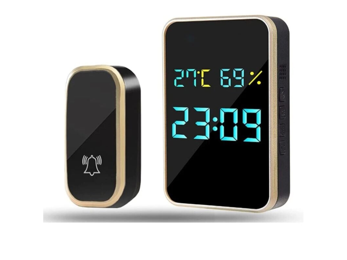Campainha Sem Fio Automática E À Prova Dágua Para Uso Externo Sem Bateria Slowmoose