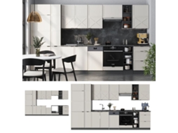 Cozinha Fame Line, 355cm Sem Pt, Grisbeige/antracite, Antracite, Vicco