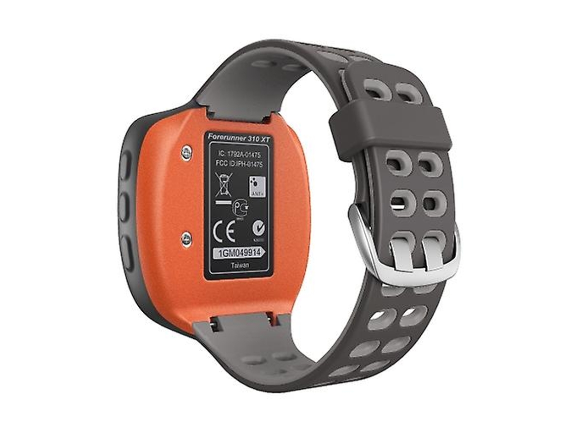 Bracelete de Smartwatch para Garmin Forerunner 310Xt Pulseira de Relógio de Silicone de Cinza Claro VENISYMLIS