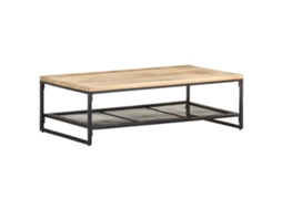 Vidaxl Mesa De Centro 110x60x35 Cm Madeira De Mangueira Maciça