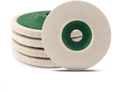 Conjunto de 5 Discos Polimento 125 Mm, Disco de Polimento para Esmerilhadeira Angular BRILVIBERA