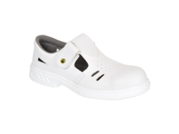 Sandália Esd Steelite Ebro S1 Classe 3 - Conforto E Segurança Branco / 49