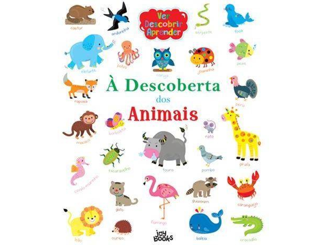 Livro À Descoberta dos Animais (Português)