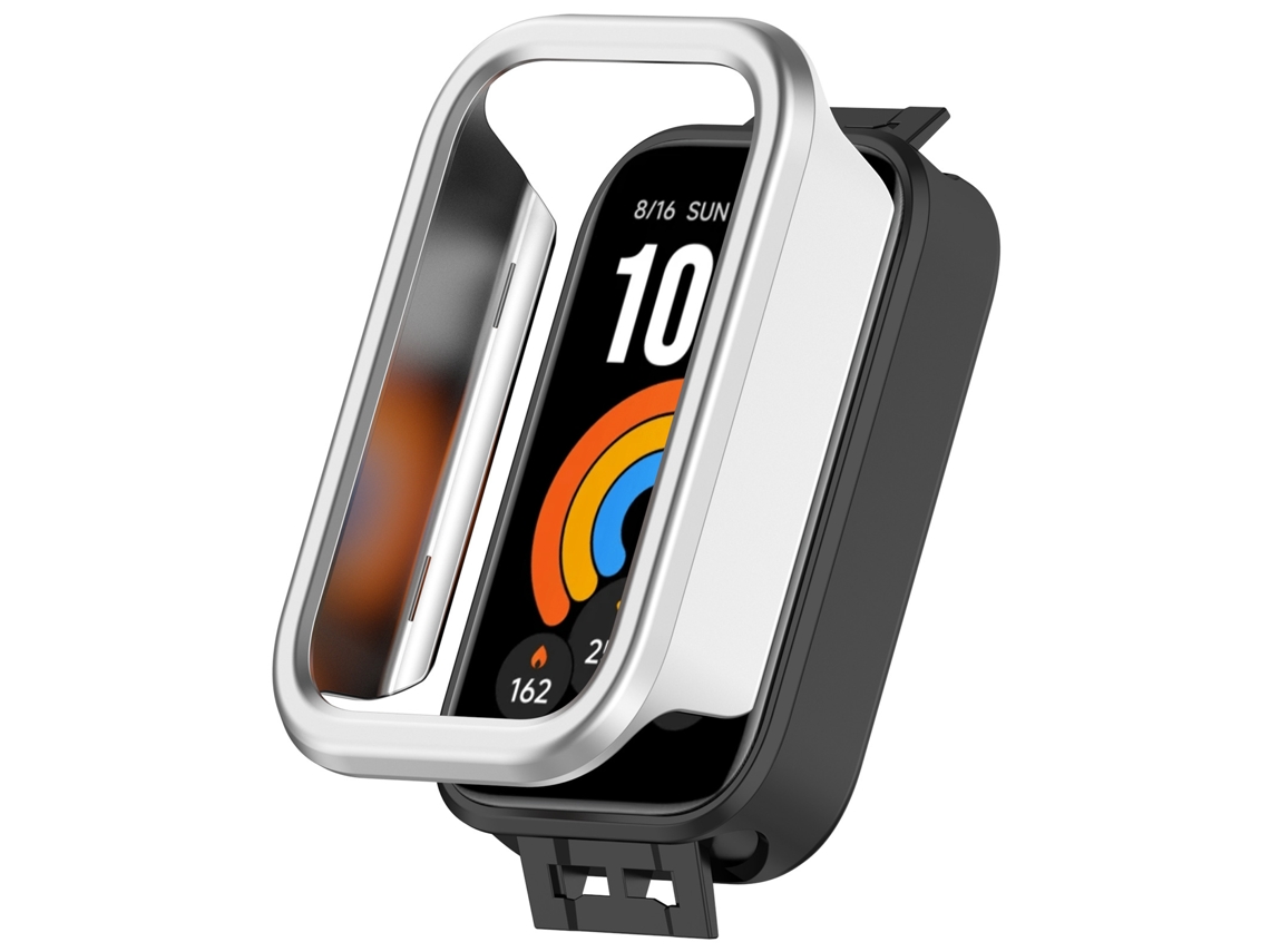 Capa Para Xiaomi Smart Band 11 Active Capa Protetora De Pc Digitallab (prata)