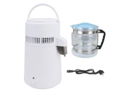 Máquina de Água Pura 4l 750w Automática com Botão Único para Beleza e Laboratório, Eu Plug 220v LAXISCREED