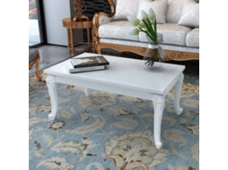 Vidaxl Mesa De Centro, 100x60x42 Cm, Branco Brilhante