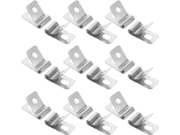 Clipes de Aço Inoxidável Inoomp para Cercas, 100 Peças, 4 Mm, para Cercas de Tela e Soldadas. Clipes Metálicoss Às CHABERLU