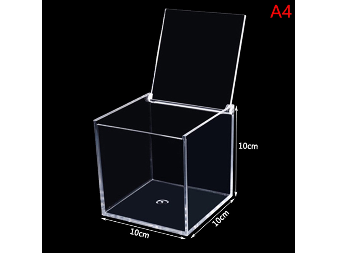 Caixa De Acrílico Transparente Em Forma De Cubo Feita De Plástico Acrílico Plexi