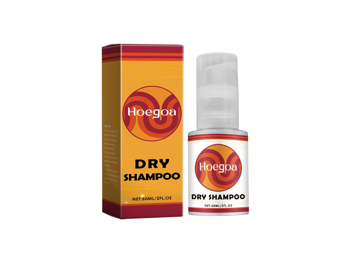 Shampoo Seco Hoegoa Sem Enxágue, Limpeza Rápida, Brilho e Volume Ao Cabelo LAXISCREED