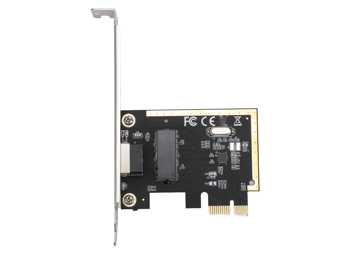 Tarjeta de Red PCIe Gigabit 1000m, Interfaz RJ45, Detección y Corrección Automáticas, Ethernet para PC de Escritorio