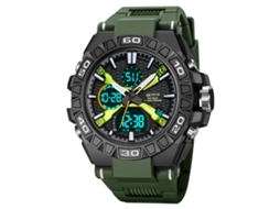 Relógio Digital Esportivo Luminoso , Cronógrafo Multifuncional À Prova D'água. MDUG (verde Militar)