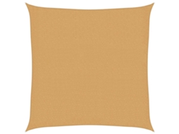 Maison Exclusive - Para-sol Estilo Vela Quadrado 160 G/m² 3,6x3,6 M Pead Areia