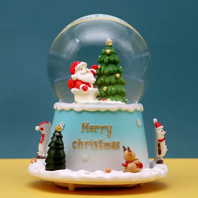 Caixa de Música em Forma de Bola de Cristal com Luz. Presente para o Dia Dos Namorados. MDUG (estilo 41)