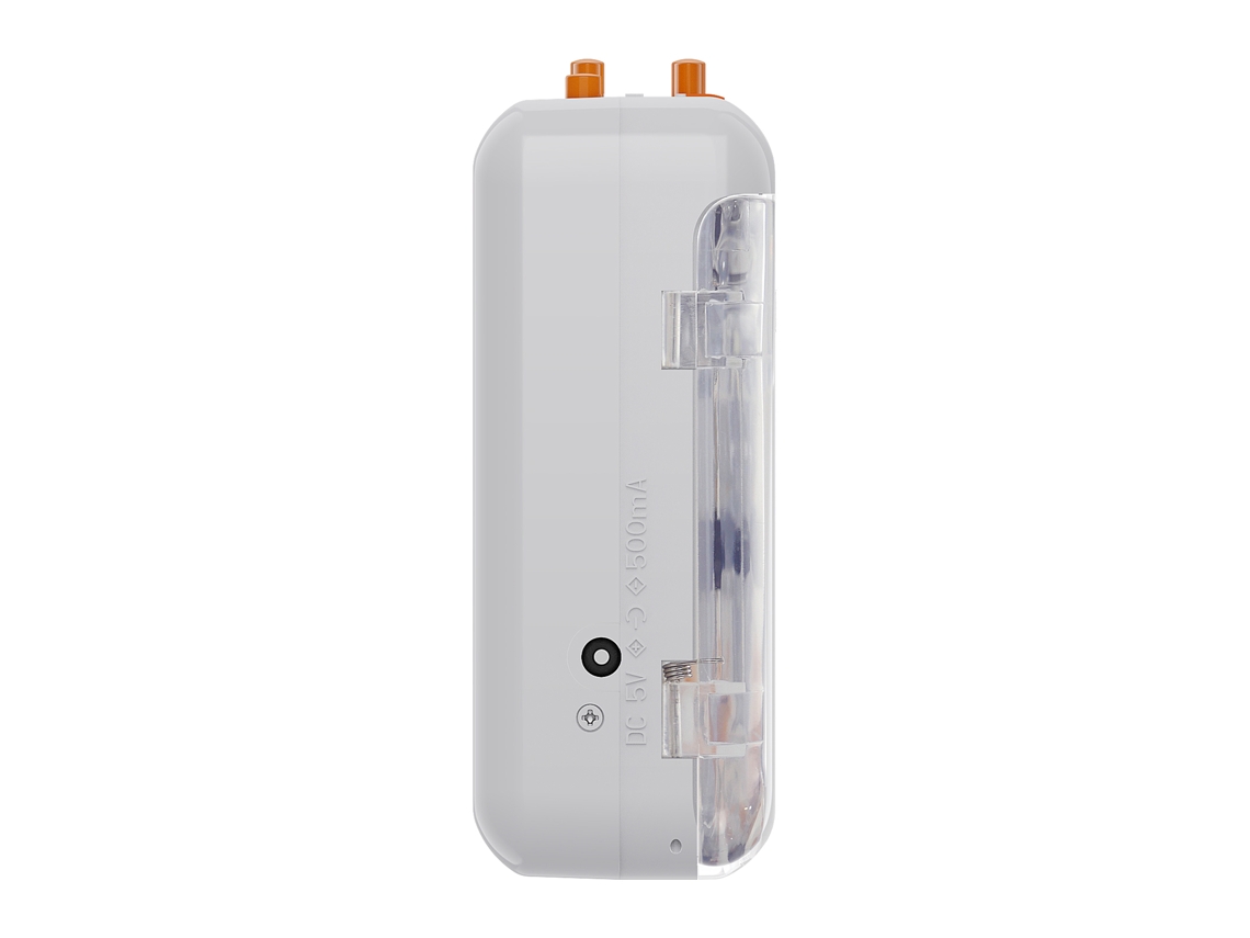 Player Mali de Fita Cassete Portátil, Conversor USB para MP3, com Fone, Branco