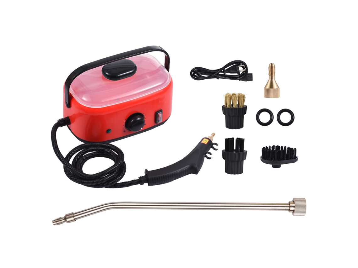 Aspirador a Vapor Portátil LAXISCREED 2500w com Tanque de 2l, Alta Temperatura, 3 Bar