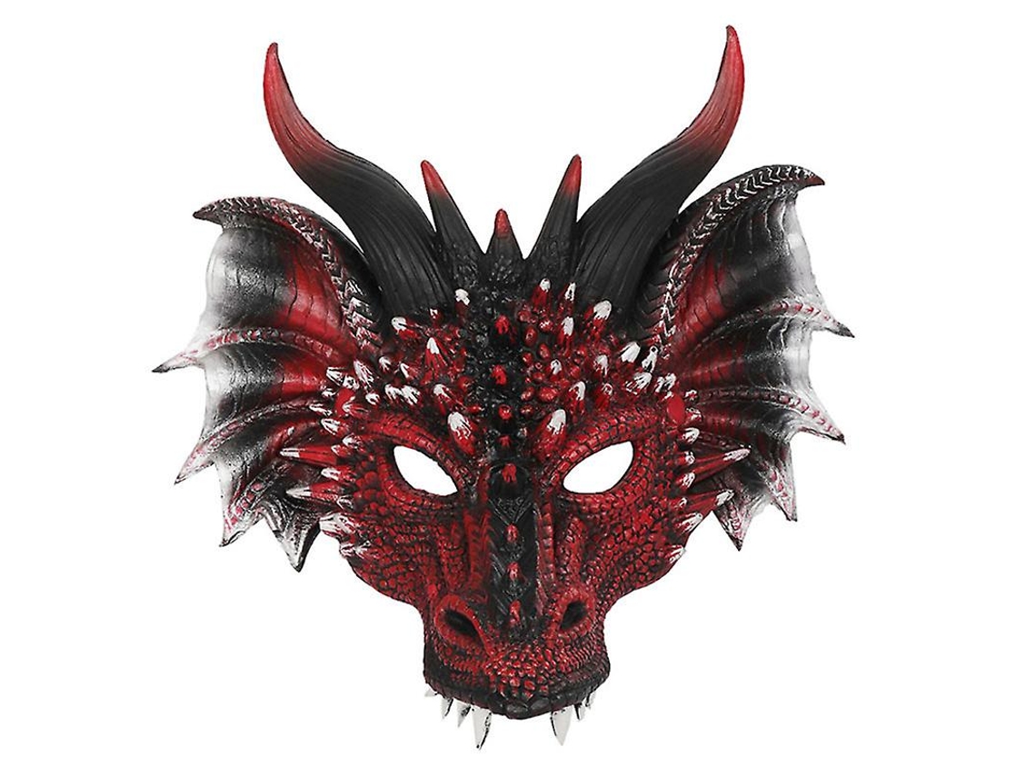 1Pcs Máscara de Fantasia de Dragão para Decorações de Halloween ALLINLESS