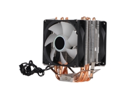 Cooler De Cpu Silencioso Com Ventilador Duplo Rgb Direct Connect Para Resfriamento De Computador Aquaforge