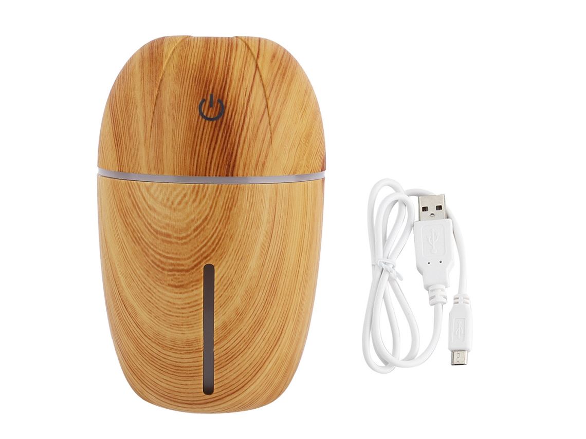 Laxiscreed Umidificador De Ar Pequeno Usb, Silencioso, Com Estilo De Madeira Para Escritório E Casa