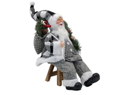 Adorno De Natal De Plástico Papai Noel Árvore De Natal 3d Para Escritório