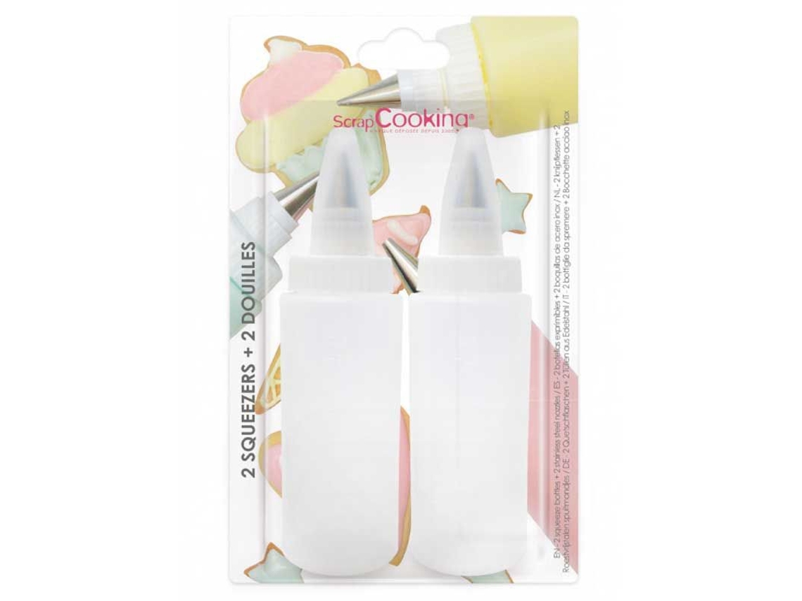 2 Espremedores e 2 Bicos de Gelo Scrapcooking