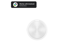 Rastreador Gps Do Google Para Animais De Estimação, Idosos E Crianças Design Redondo Branco (compatível Com Ios/android) Autenticação Dupla.
