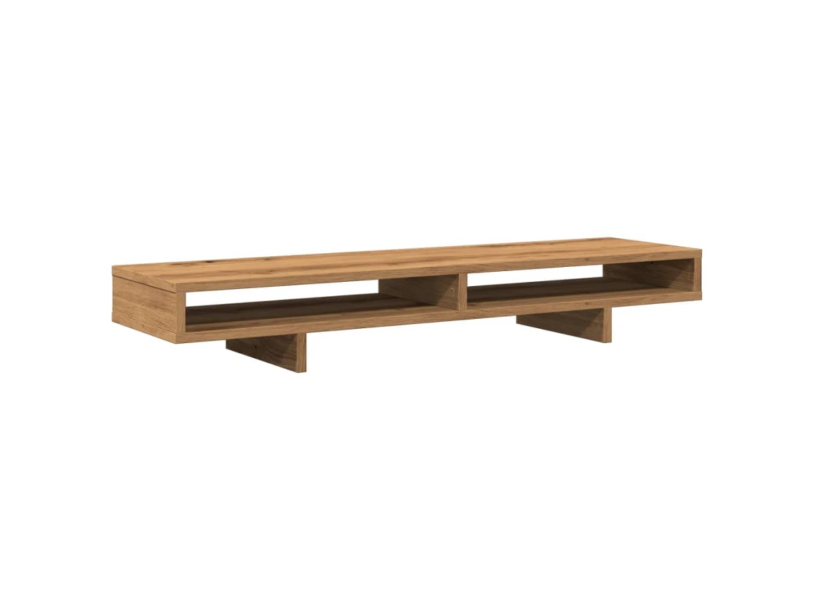 Monitor Stand, Monitor Stands Vidaxl Marrom Madeira Processada (100 X 27 X 15 Cm)