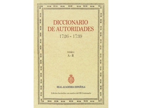 Livro Diccionario De Autoridades de Vários Autores
