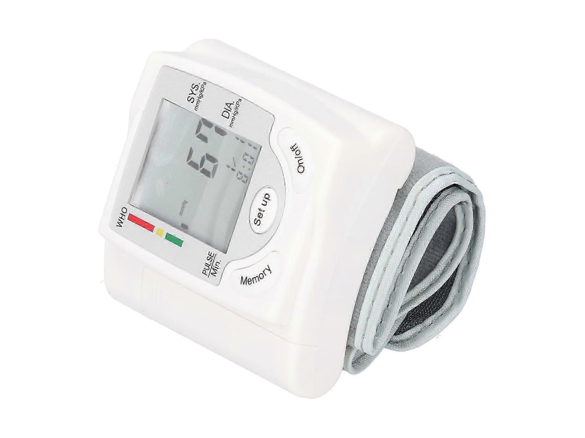 Monitor De Pressão Arterial De Pulso Com Visor Lcd Digital Automático Para Medição De Pulso