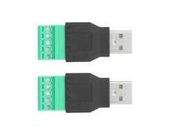 Laxiscreed Adaptador Usb Para Terminais Com Parafuso De 5 Pinos, Compatível E Fácil De Utilizar